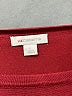 Liz Claiborne Stripes Burgundy Pullover Sweater Size L - photo 7