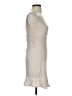 Zara Ivory Tan Cocktail Dress Size S - photo 4