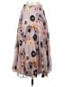 ASOS 100% Polyester Floral Gray Casual Skirt Size 2 - photo 1