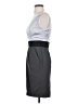 H&M 100% Polyester Gray Cocktail Dress Size 4 - photo 5
