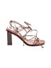FRAME 100% Leather Brown Sandals Size EU 37 1/2 - photo 1