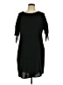 Frank Lyman Design 100% Polyester Solid Black Casual Dress Size 10 - photo 1