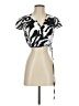 Missguided 100% Polyester Ivory Sleeveless Blouse Size 4 - photo 1