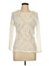 Sandro 100% Linen Ivory 3/4 Sleeve Top Size Lg (3) - photo 1