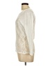 Sandro 100% Linen Ivory 3/4 Sleeve Top Size Lg (3) - photo 5