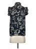 T Tahari 100% Polyester Blue Sleeveless Blouse Size XS - photo 2