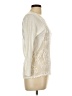 Sandro 100% Linen Ivory 3/4 Sleeve Top Size Lg (3) - photo 4