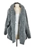 2Bella 100% Polyester Gray Faux Fur Jacket Size M - photo 1