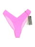 Oneonone Solid Pink Swimsuit Bottoms Size L - photo 1