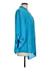 I.N. Studio 100% Polyester Teal 3/4 Sleeve Blouse Size L - photo 4