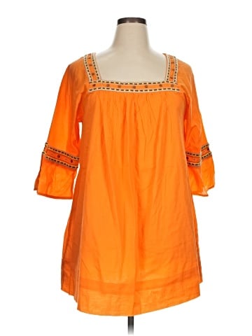 DKNYC 3/4 Sleeve Blouse (view 1)