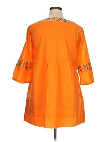 DKNYC 3/4 Sleeve Blouse (view 2)