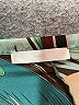 MNG 100% Recycled Polyester Tropical Green Casual Pants Size S - photo 7
