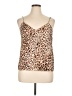 Banana Republic 100% Polyester Tan Sleeveless Top Size XL - photo 1