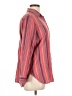 Chaps Stripes Red Long Sleeve Button-Down Shirt Size L - photo 4