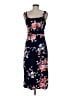 Shein Floral Blue Cocktail Dress Size 8 - 10 - photo 2