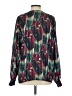 Yves St. Clair 100% Polyester Green Long Sleeve Blouse Size 12 - photo 2