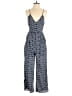 Gilli 100% Polyester Print Blue Jumpsuit Size S - photo 1