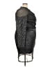 City Chic 100% Polyester Metallic Silver Cocktail Dress Size 18 - photo 4