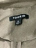 Torrid Gray 3/4 Sleeve Button-Down Shirt Size 3X Plus (3) - photo 7