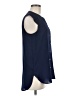 Maison Jules 100% Polyester Blue Sleeveless Blouse Size M - photo 4