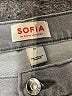 Sofia by Sofia Vergara Chevron-herringbone Gray Jeans Size 12 - photo 4