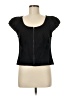 Ann Taylor LOFT Black Short Sleeve Top Size M - photo 1
