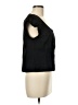 Ann Taylor LOFT Black Short Sleeve Top Size M - photo 4