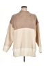 Ann Taylor Color Block Tan Pullover Sweater Size XL - photo 1
