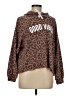 Grayson Threads Animal Print Brown Pullover Sweater Size M - photo 1