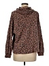 Grayson Threads Animal Print Brown Pullover Sweater Size M - photo 2