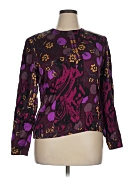 Carlisle Long Sleeve Silk Top (view 1)