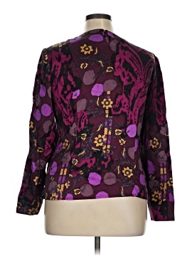 Carlisle Long Sleeve Silk Top (view 2)