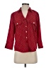 Adrienne Vittadini Red 3/4 Sleeve Button-Down Shirt Size S - photo 1