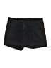Ecru Solid Black Shorts Size 4 - photo 1