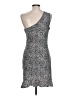 Shein Animal Print Silver Cocktail Dress Size 12 - photo 2