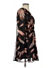 Entro 100% Polyester Print Black Cocktail Dress Size S - photo 4