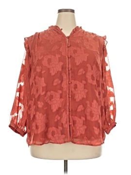 LC Lauren Conrad 3/4 Sleeve Blouse (view 1)