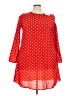 Glamorous 100% Polyester Polka Dots Red Long Sleeve Blouse Size 20 - photo 1