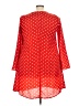 Glamorous 100% Polyester Polka Dots Red Long Sleeve Blouse Size 20 - photo 2