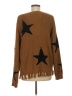 Azalea 100% Acrylic Stars Brown Pullover Sweater Size M - photo 2