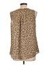 41Hawthorn 100% Polyester Tan Sleeveless Blouse Size L - photo 2