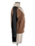 Central Park West Color Block Brown Pullover Sweater Size M - photo 4