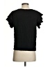 Shein Black Short Sleeve Top Size 4 - photo 2