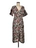 Zara Basic Floral Gray Casual Dress Size M - photo 1