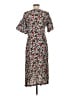 Zara Basic Floral Gray Casual Dress Size M - photo 2