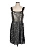 Reiss Metallic Silver Cocktail Dress Size 10 - photo 1