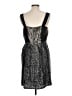 Reiss Metallic Silver Cocktail Dress Size 10 - photo 2