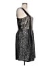 Reiss Metallic Silver Cocktail Dress Size 10 - photo 4