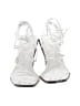 FRAME 100% Leather White Sandals Size EU 37 1/2 - photo 2